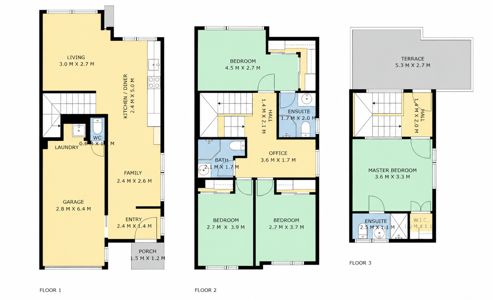 Torbay townhouse floor plan